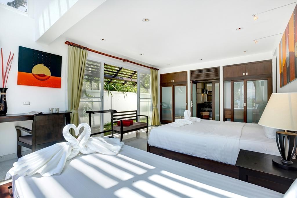 Emerald Sands - Beach Front 4 Bed Pool Villa Самуи Номер фото