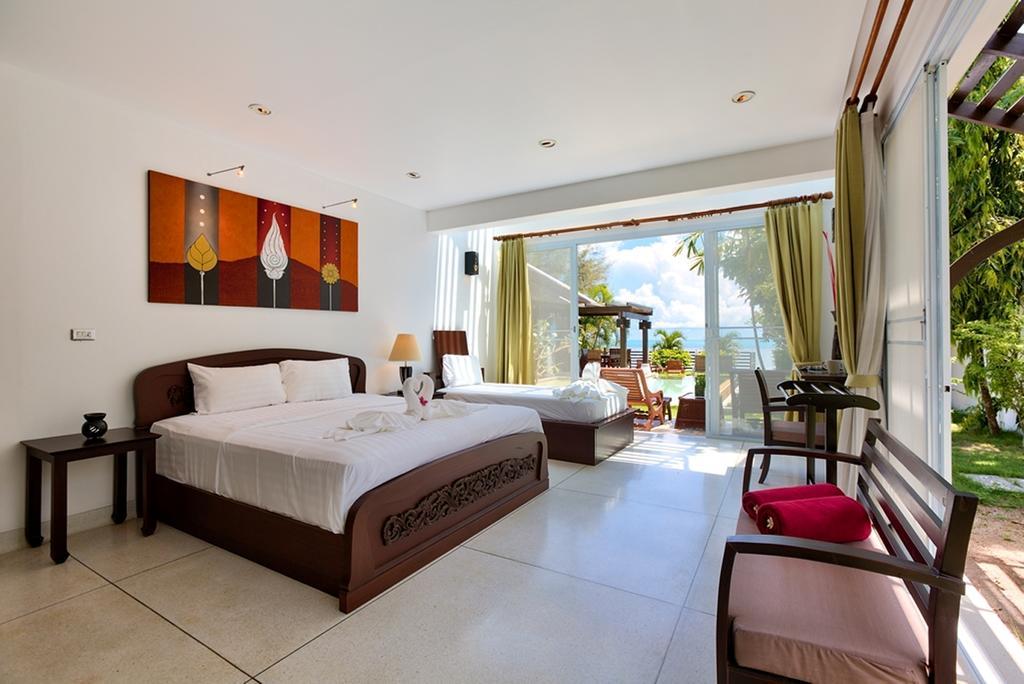 Emerald Sands - Beach Front 4 Bed Pool Villa Самуи Номер фото