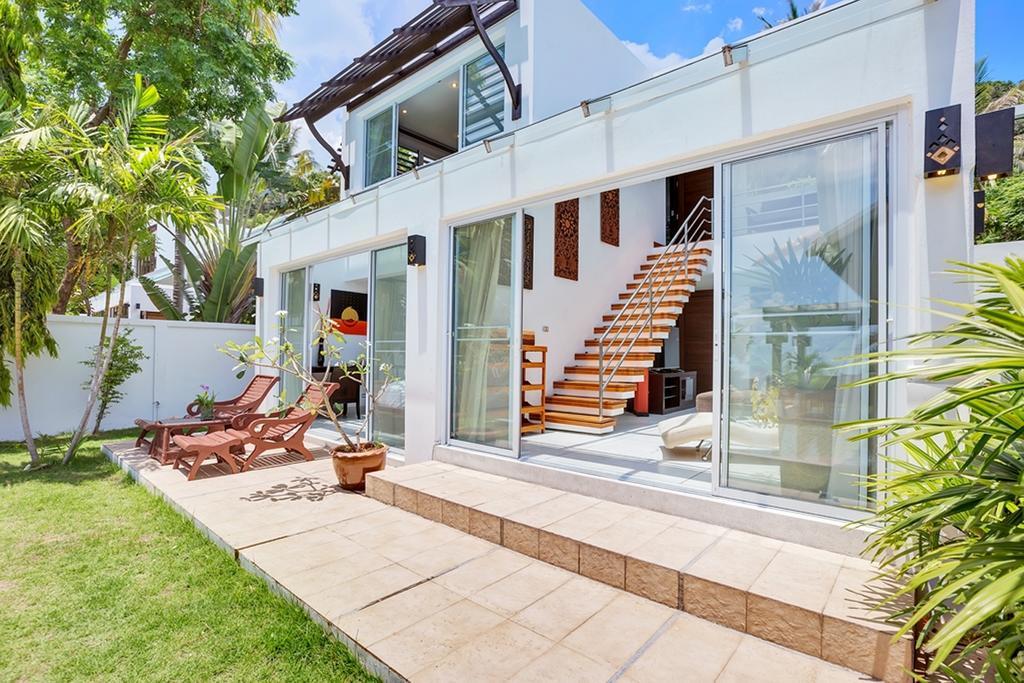 Emerald Sands - Beach Front 4 Bed Pool Villa Самуи Номер фото